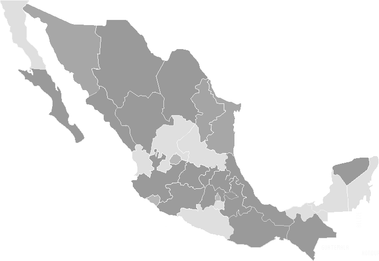 mapa de mejico